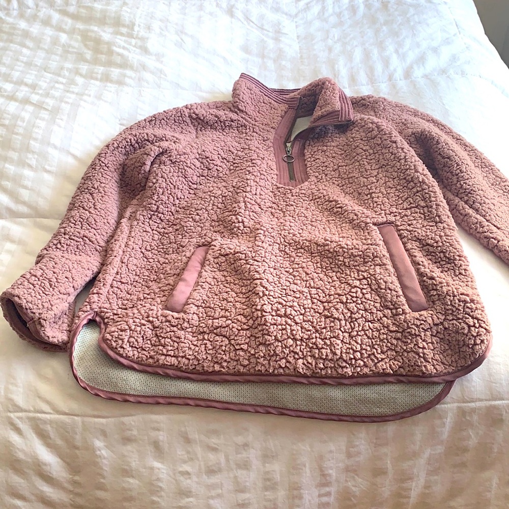 Abercrombie & Fitch Sherpa sweat shirt